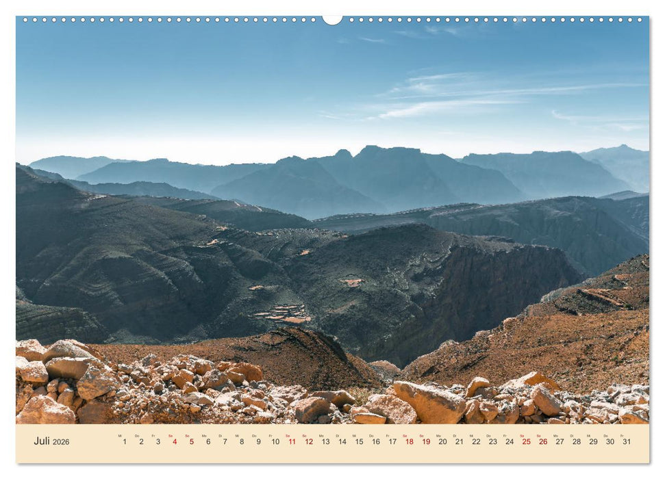 Musandam - Die omanische Exklave im geheimnisvollen Orient (CALVENDO Premium Wandkalender 2026)