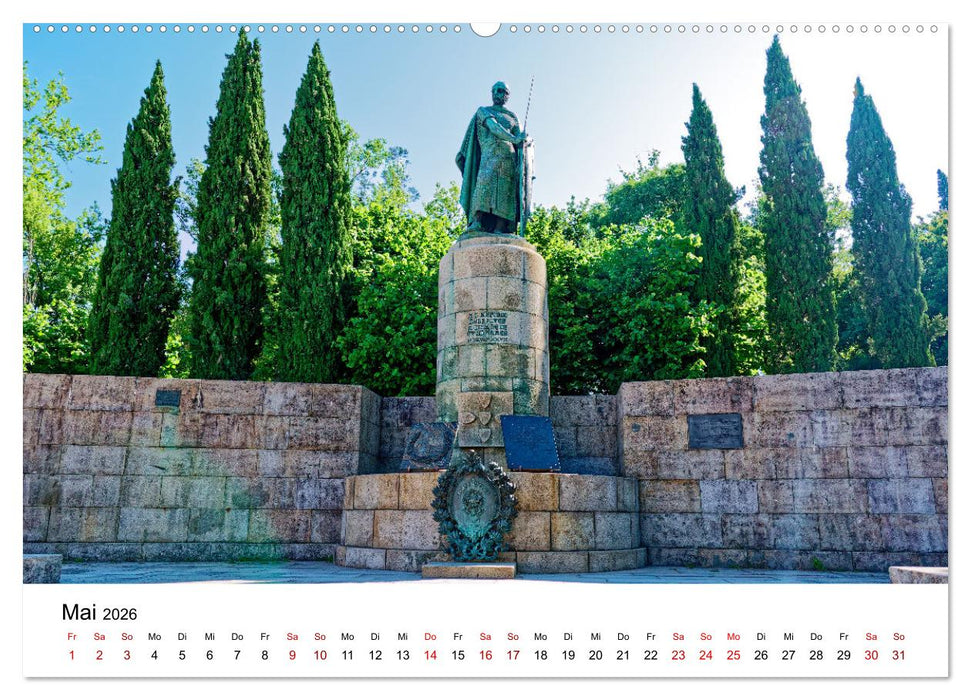 Von Nord nach Süd - Fahrt über Viseu, Coimbra und Nazaré (CALVENDO Premium Wandkalender 2026)