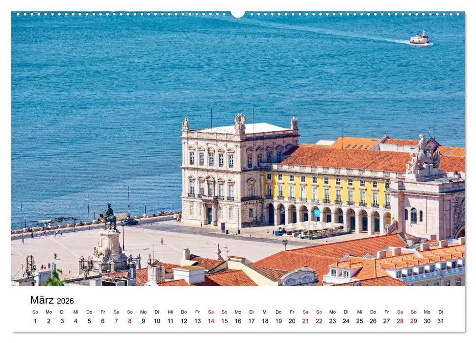 Lissabon und seine Wahrzeichen - Zwischen Tradition und Moderne (CALVENDO Premium Wandkalender 2026)