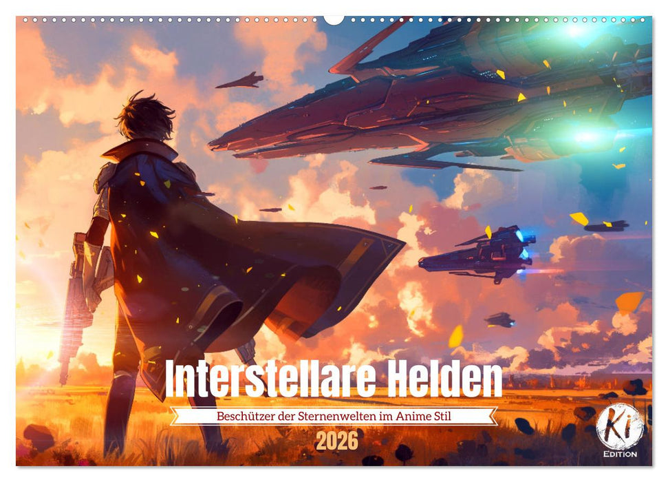 Interstellare Helden (CALVENDO Wandkalender 2026)