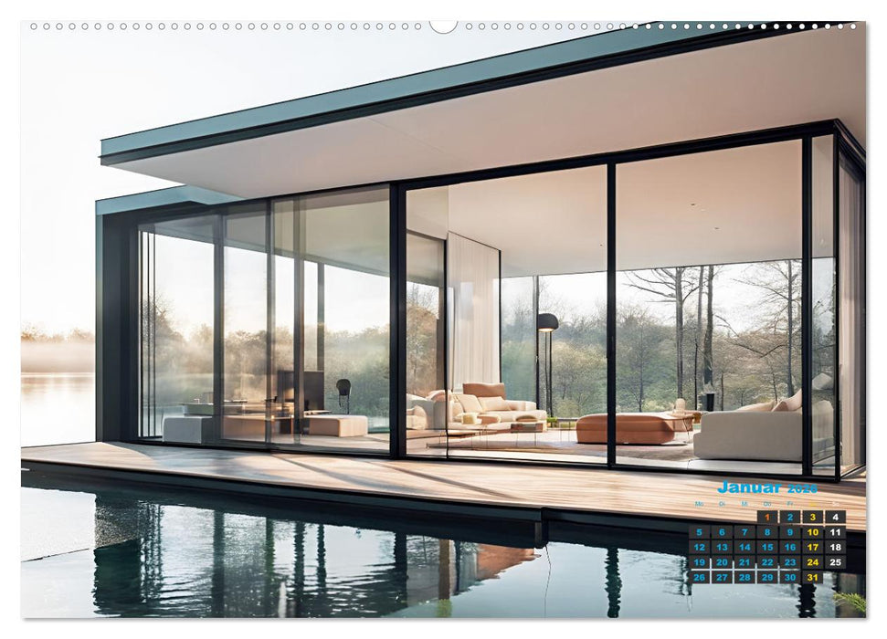 Wer im Glashaus sitzt... kann die Aussicht genießen (CALVENDO Wandkalender 2026)