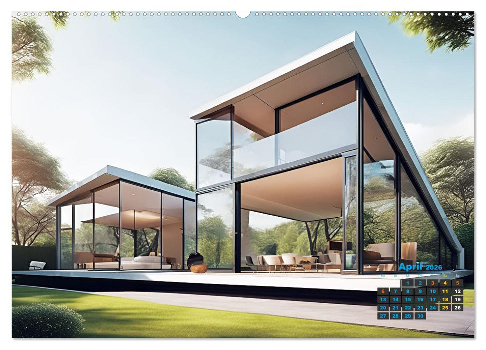 Wer im Glashaus sitzt... kann die Aussicht genießen (CALVENDO Wandkalender 2026)