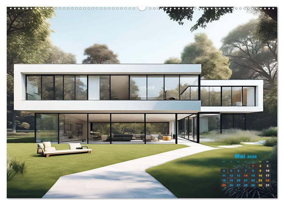 Wer im Glashaus sitzt... kann die Aussicht genießen (CALVENDO Wandkalender 2026)