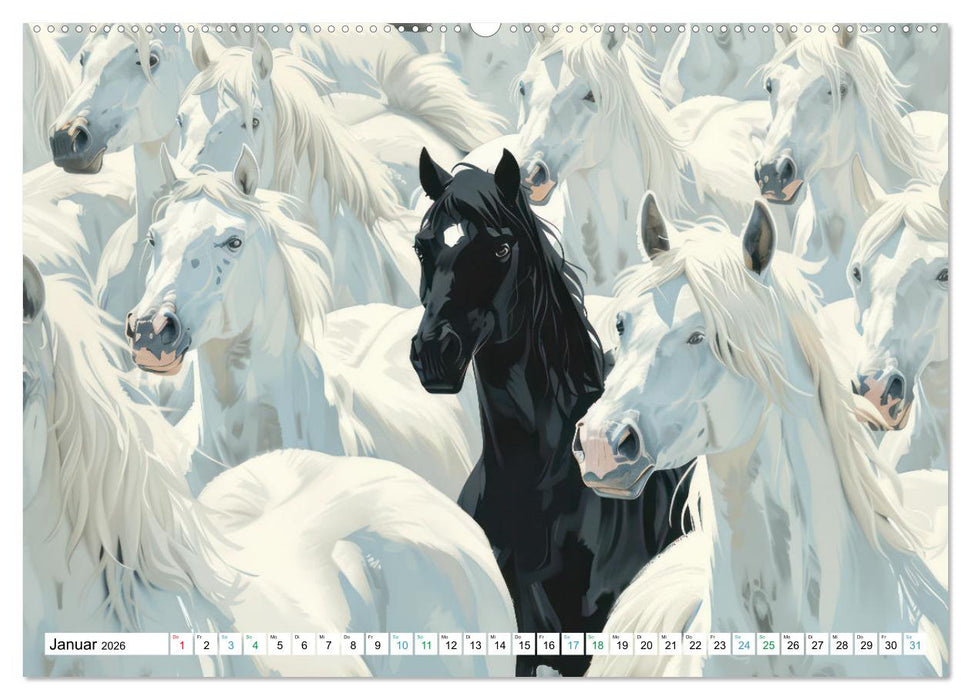 Hervorstechen ist Trumpf (CALVENDO Premium Wandkalender 2026)