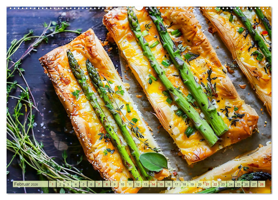 Alles Spargel oder was?! - Gerichte rund um den Spargel (CALVENDO Premium Wandkalender 2026)