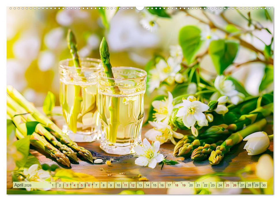 Alles Spargel oder was?! - Gerichte rund um den Spargel (CALVENDO Premium Wandkalender 2026)