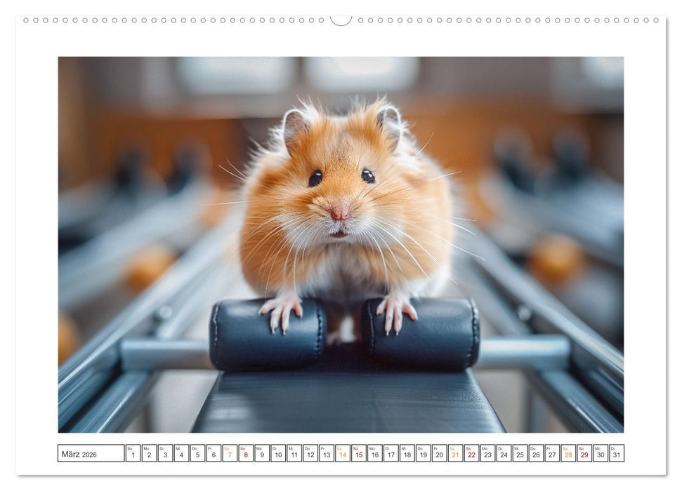 Lustige Hamster (CALVENDO Premium Wandkalender 2026)