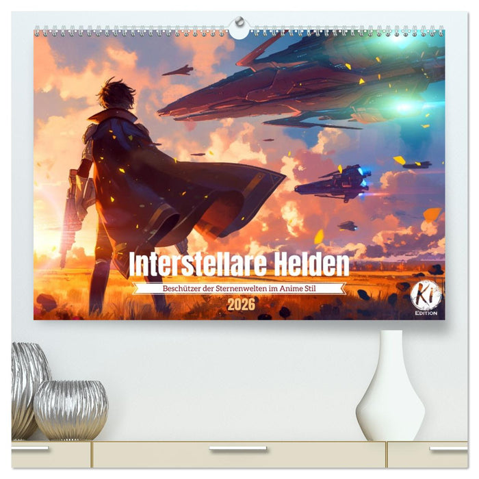 Interstellare Helden (CALVENDO Premium Wandkalender 2026)
