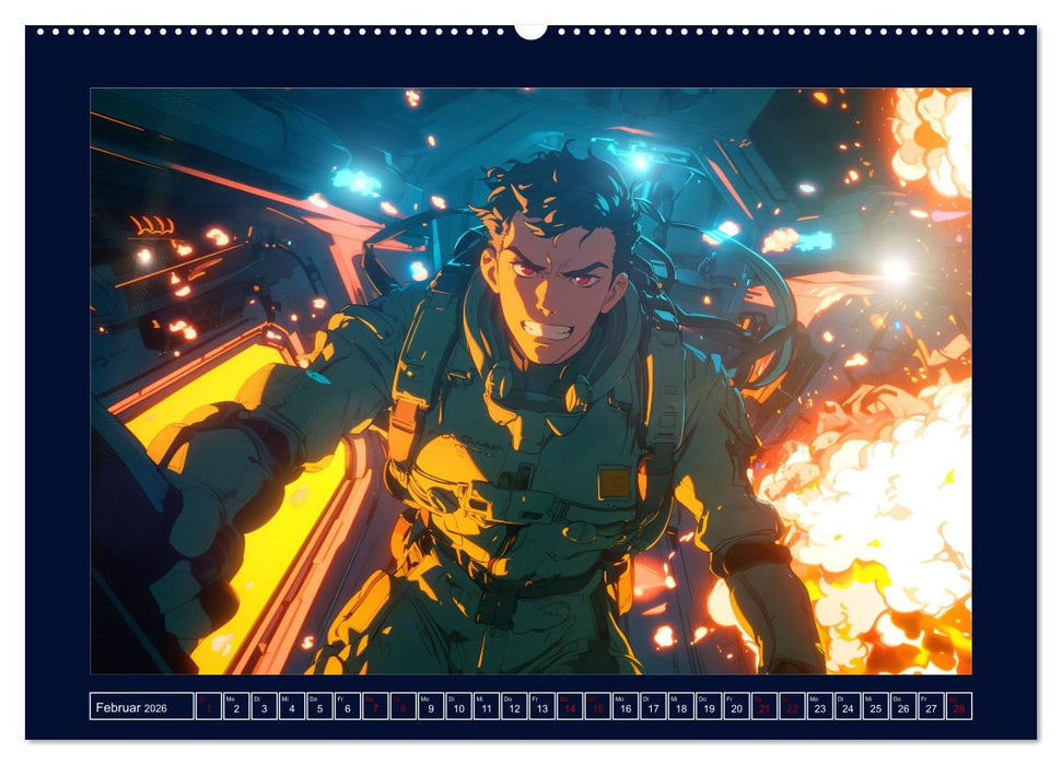 Interstellare Helden (CALVENDO Premium Wandkalender 2026)