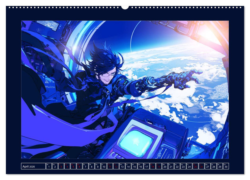 Interstellare Helden (CALVENDO Premium Wandkalender 2026)