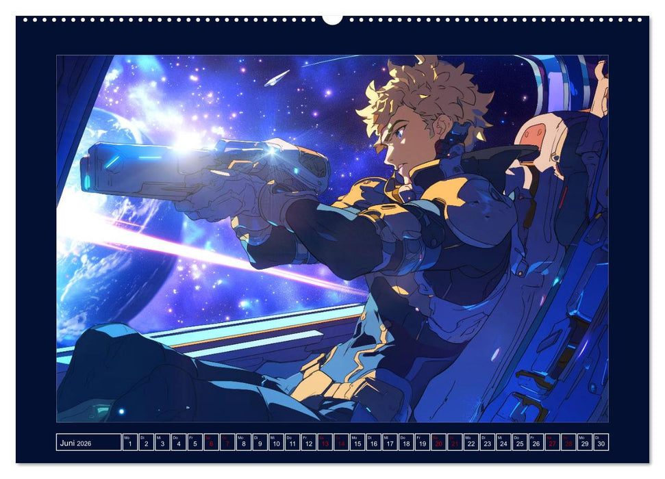 Interstellare Helden (CALVENDO Premium Wandkalender 2026)