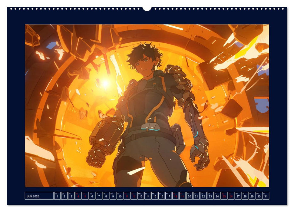 Interstellare Helden (CALVENDO Premium Wandkalender 2026)