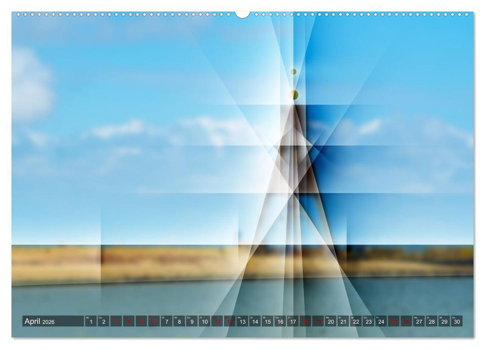Digital - Kubistisch - Piktorial (CALVENDO Wandkalender 2026)