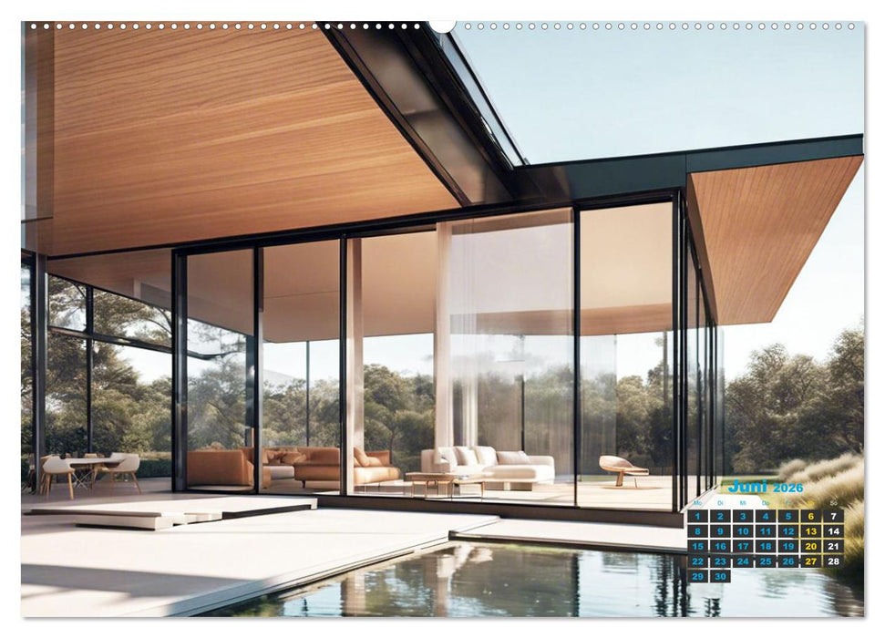 Wer im Glashaus sitzt... kann die Aussicht genießen (CALVENDO Premium Wandkalender 2026)