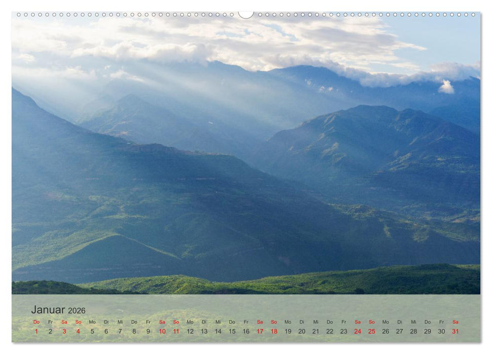 BEKANNTES UND UNBEKANNTES KOLUMBIEN (CALVENDO Wandkalender 2026)