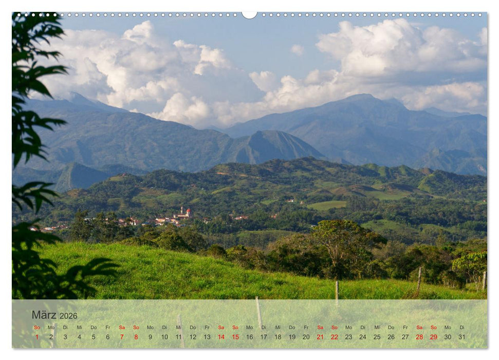 BEKANNTES UND UNBEKANNTES KOLUMBIEN (CALVENDO Wandkalender 2026)