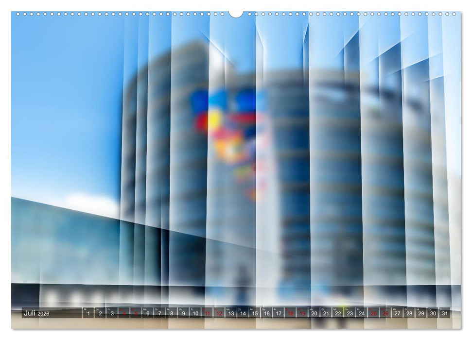 Digital - Kubistisch - Piktorial (CALVENDO Premium Wandkalender 2026)