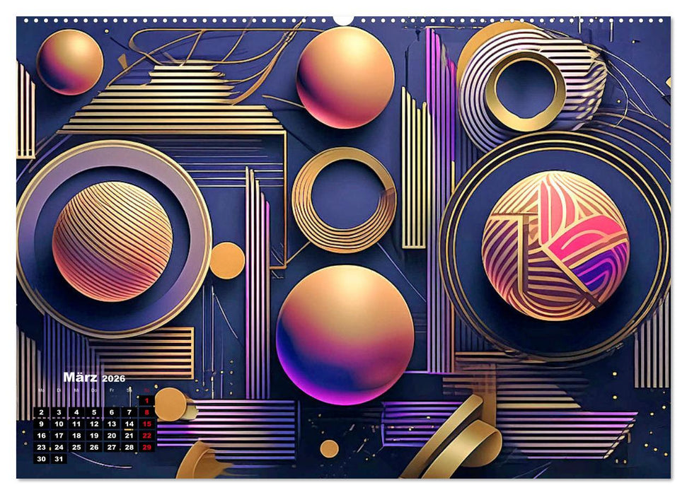 Objektharmonien (CALVENDO Premium Wandkalender 2026)