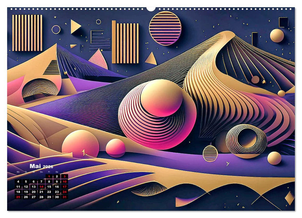 Objektharmonien (CALVENDO Premium Wandkalender 2026)
