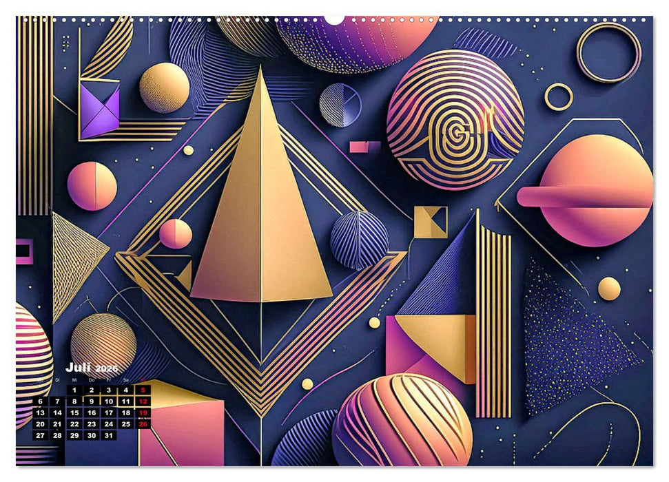 Objektharmonien (CALVENDO Premium Wandkalender 2026)