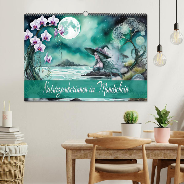 Naturzauberinnen im Mondschein (CALVENDO Wandkalender 2026)