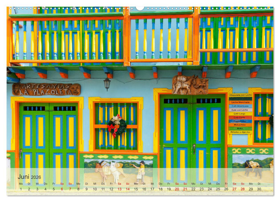 BEKANNTES UND UNBEKANNTES KOLUMBIEN (CALVENDO Premium Wandkalender 2026)