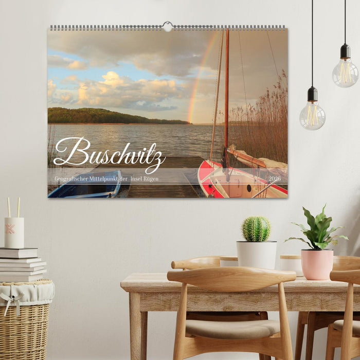Buschvitz - Geografischer Mittelpunkt der Insel Rügen (CALVENDO Wandkalender 2026)
