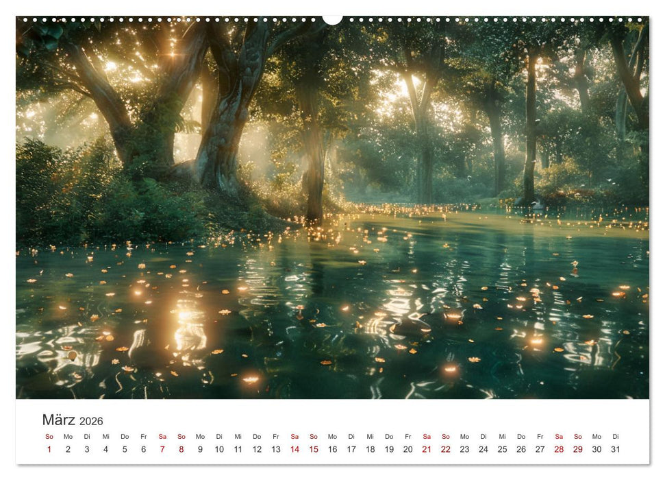 Quelle des Lebens - Wasser und Landschaft (CALVENDO Premium Wandkalender 2026)