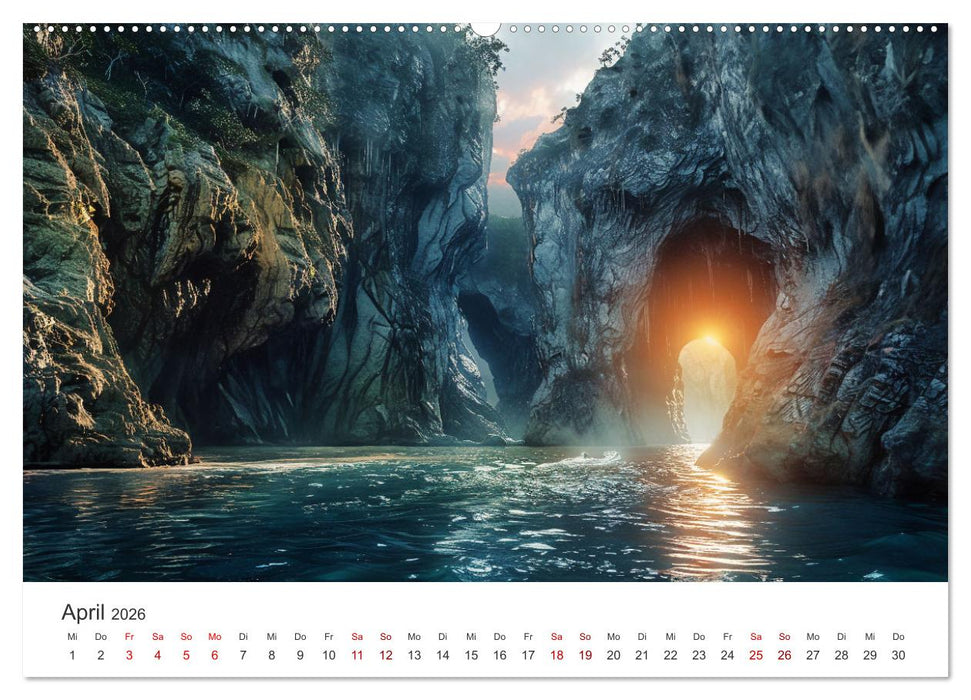 Quelle des Lebens - Wasser und Landschaft (CALVENDO Premium Wandkalender 2026)
