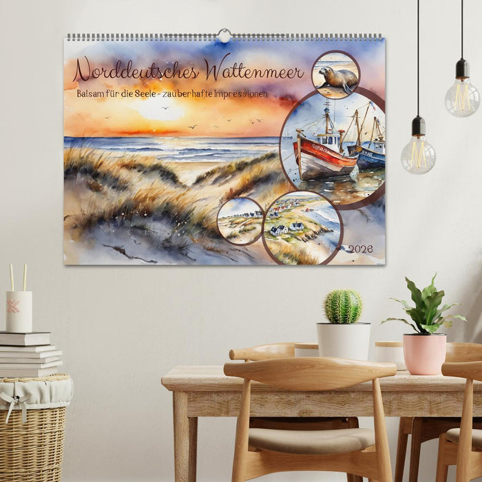 Norddeutsches Wattenmeer (CALVENDO Wandkalender 2026)