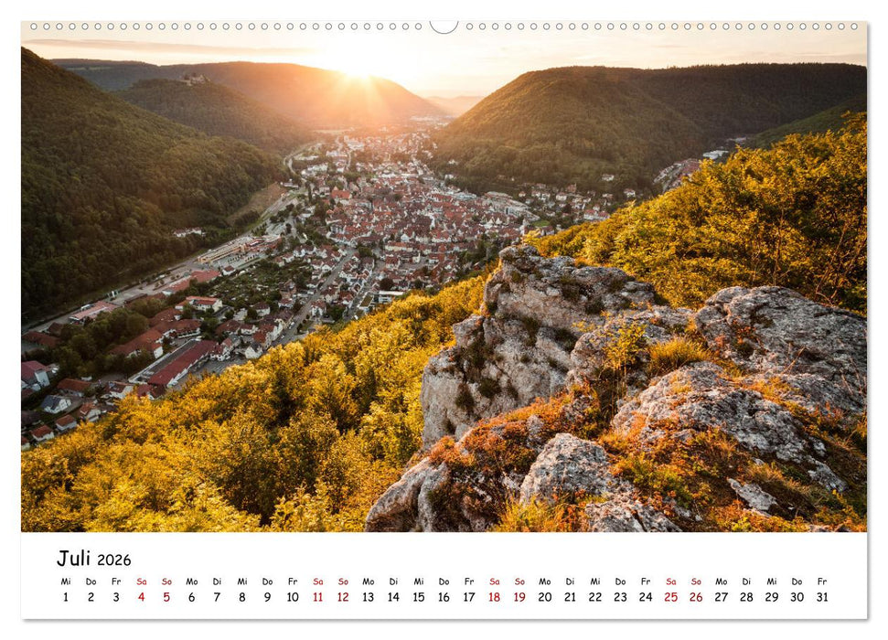 Faszination Schwäbische Alb (CALVENDO Premium Wandkalender 2026)