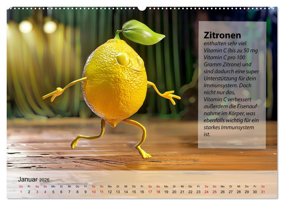 Tanzende Früchtchen (CALVENDO Wandkalender 2026)