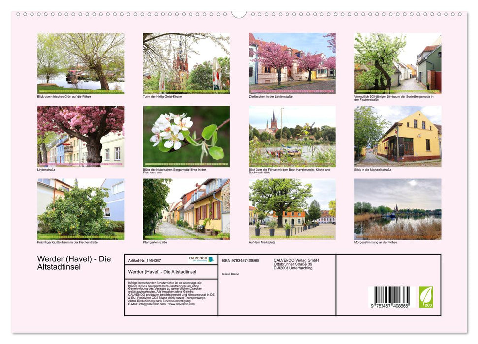 Werder (Havel) - Die Altstadtinsel (CALVENDO Premium Wandkalender 2026)