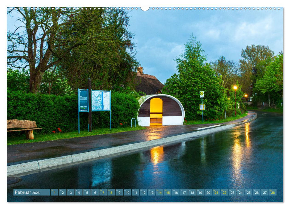 Buschvitz - Geografischer Mittelpunkt der Insel Rügen (CALVENDO Premium Wandkalender 2026)