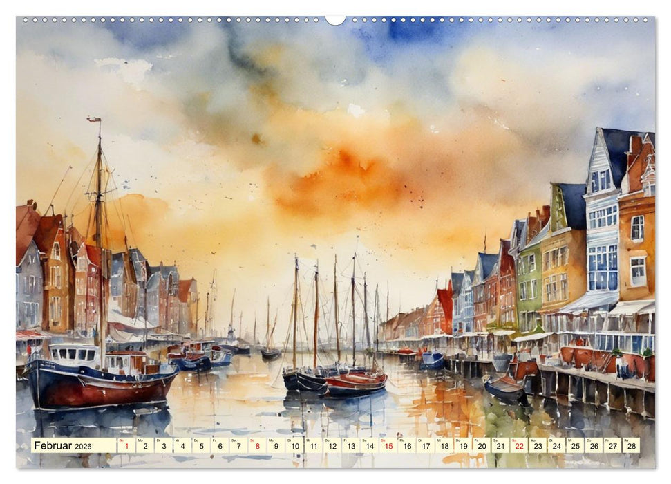 Norddeutsches Wattenmeer (CALVENDO Premium Wandkalender 2026)