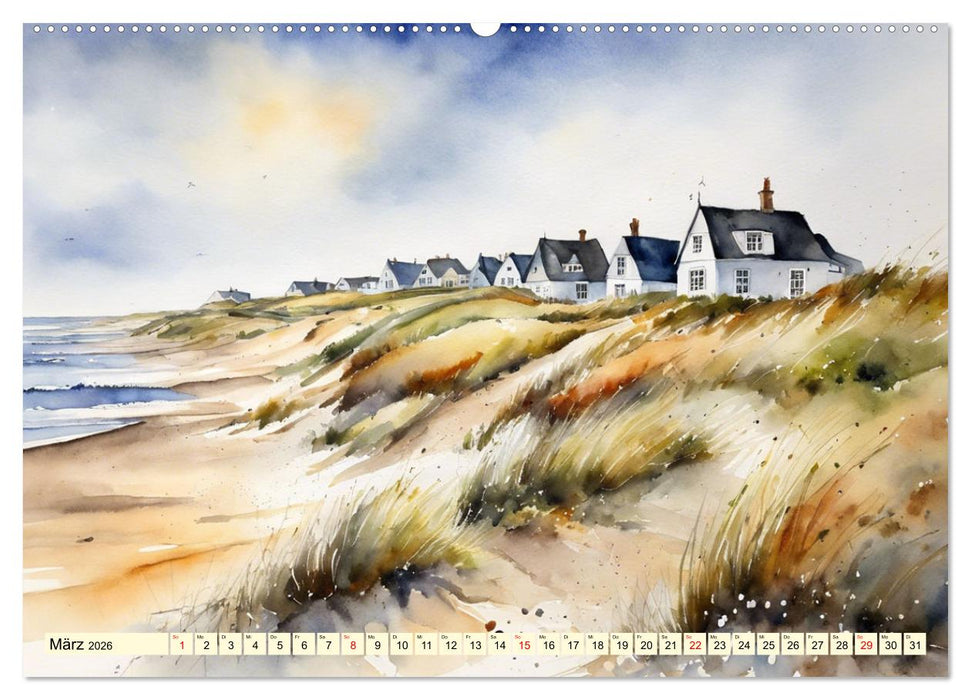 Norddeutsches Wattenmeer (CALVENDO Premium Wandkalender 2026)