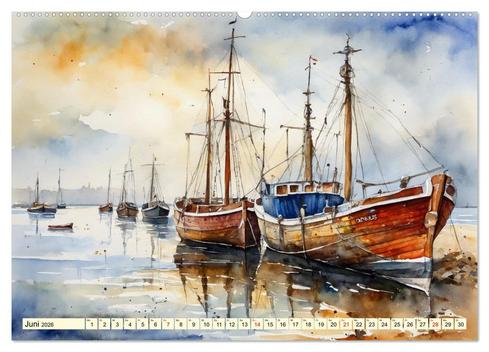 Norddeutsches Wattenmeer (CALVENDO Premium Wandkalender 2026)