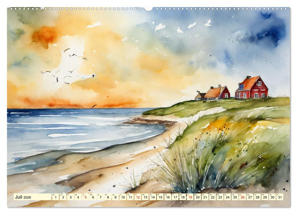 Norddeutsches Wattenmeer (CALVENDO Premium Wandkalender 2026)