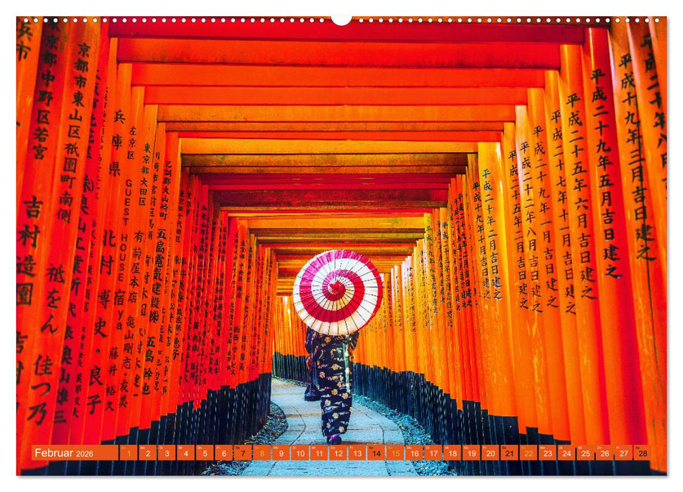JAPAN - Im Land des Lächelns (CALVENDO Wandkalender 2026)