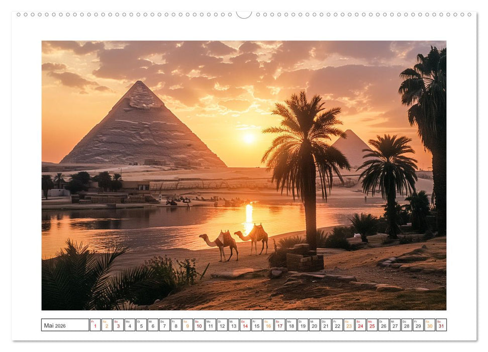 Im Schatten der Pyramiden (CALVENDO Wandkalender 2026)