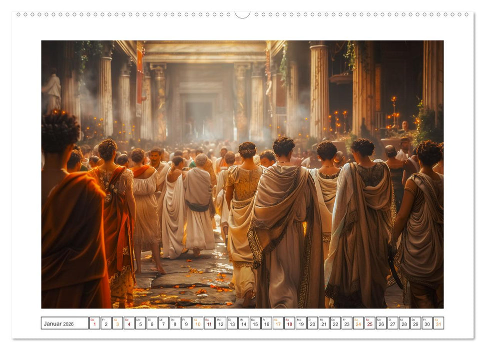 Im Schatten des Kolosseums (CALVENDO Premium Wandkalender 2026)