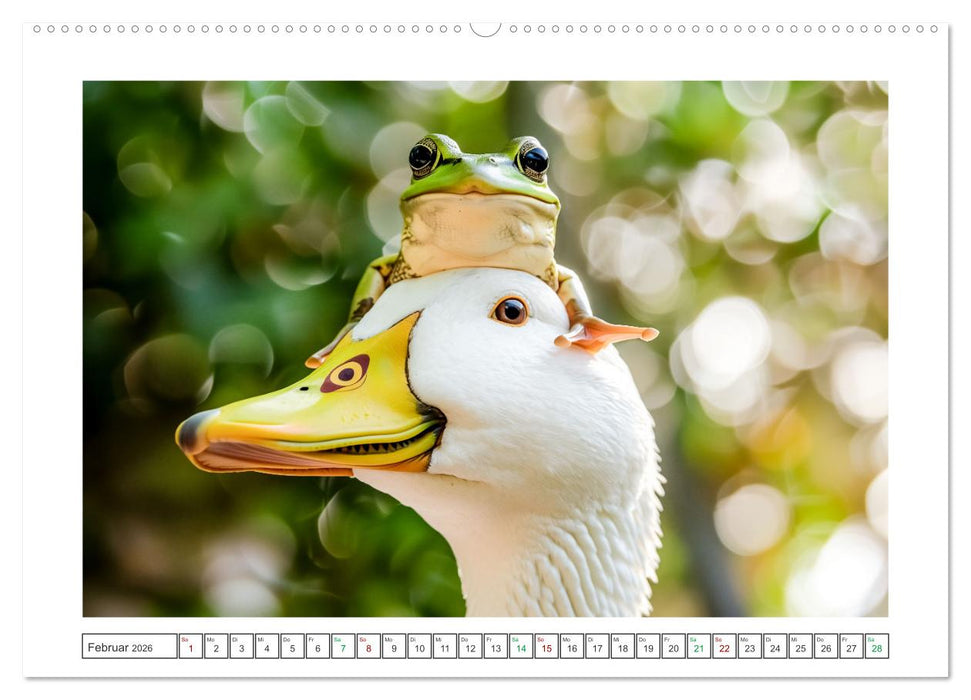 Lustige Amphibienbande (CALVENDO Wandkalender 2026)