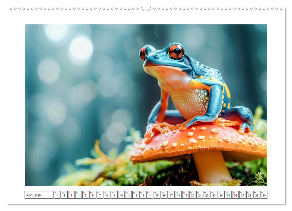 Lustige Amphibienbande (CALVENDO Wandkalender 2026)