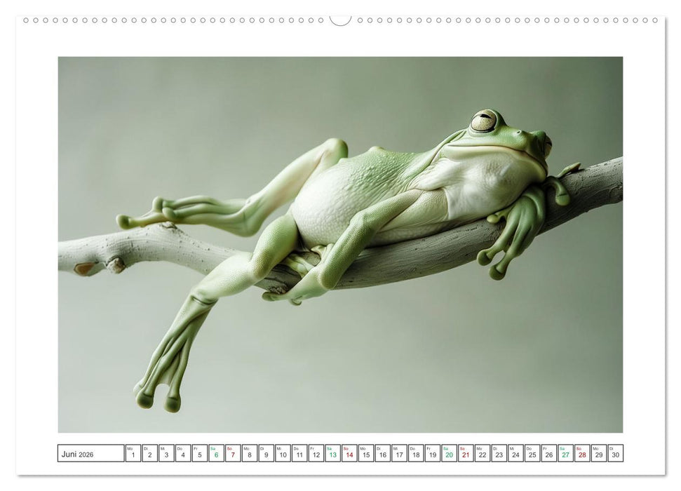 Lustige Amphibienbande (CALVENDO Wandkalender 2026)