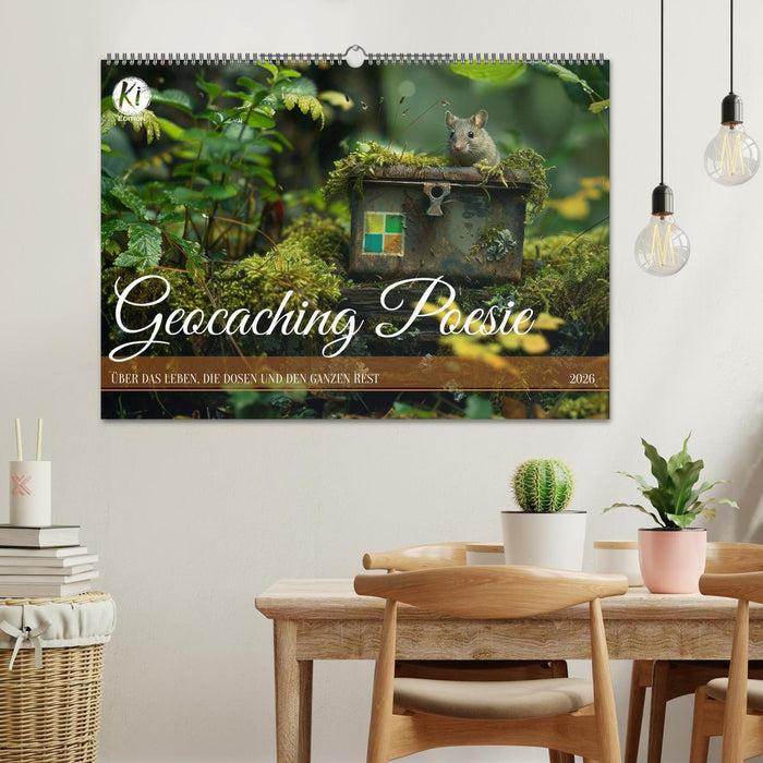 Geocaching Poesie (CALVENDO Wandkalender 2026)