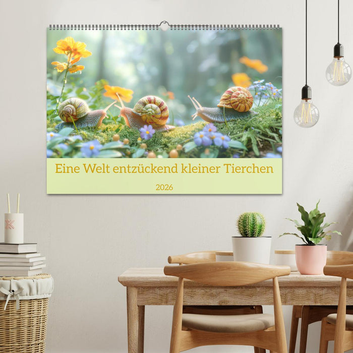 Eine Welt entzückend kleiner Tierchen (CALVENDO Wandkalender 2026)