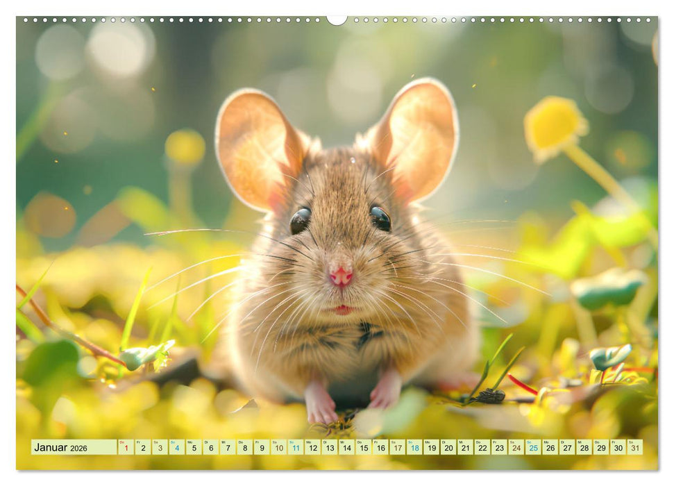 Eine Welt entzückend kleiner Tierchen (CALVENDO Wandkalender 2026)