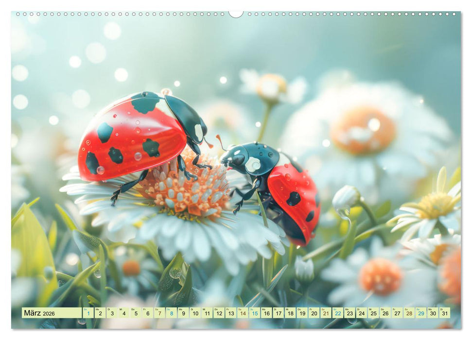 Eine Welt entzückend kleiner Tierchen (CALVENDO Wandkalender 2026)