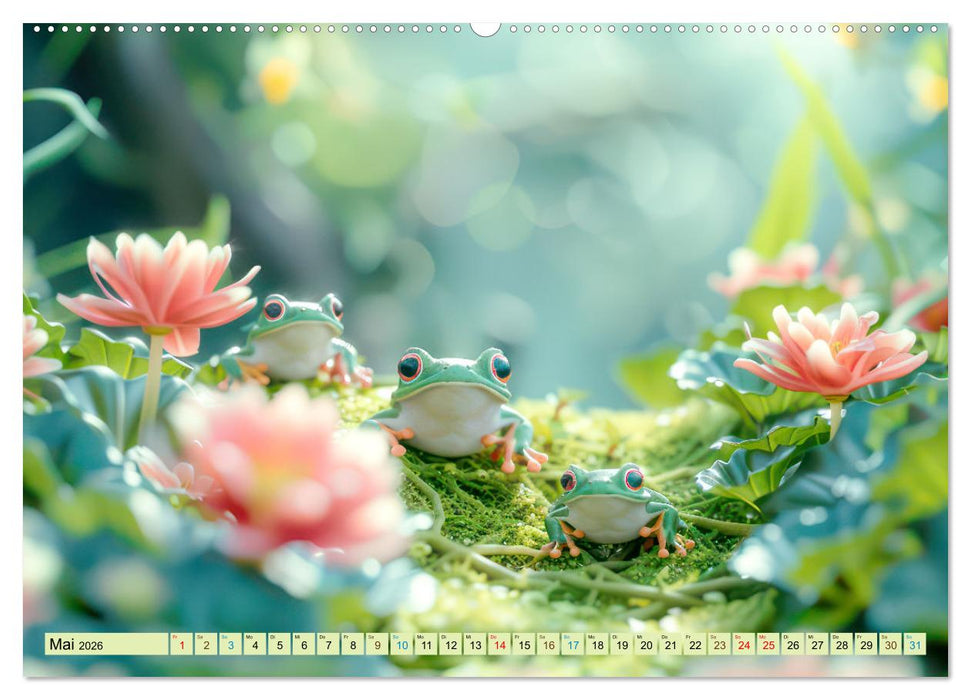 Eine Welt entzückend kleiner Tierchen (CALVENDO Wandkalender 2026)