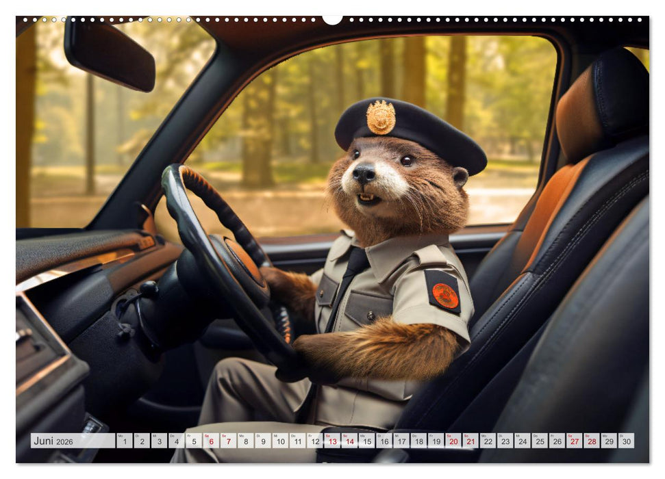 Fleißige Otter - Wer hätte nicht gerne einen niedlichen Otter auf der Arbeit (CALVENDO Premium Wandkalender 2026)